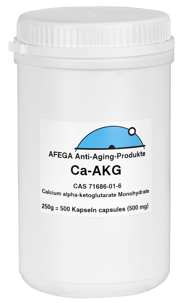 250 g Ca-AKG (500 cápsulas de 500 mg cada)