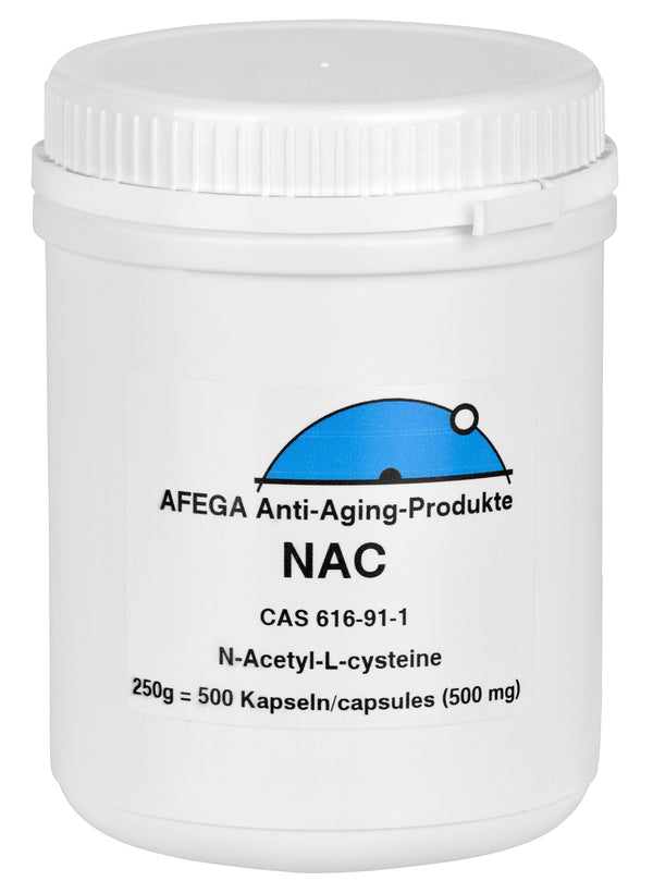250 g NAC (N-Acetyl-L-Cystein) - 500 capsules de 500 mg