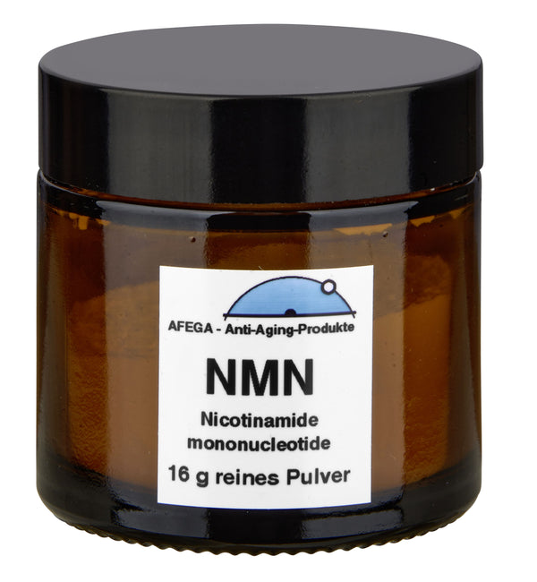 16 g de pó NMN num frasco (Nicotinamida Mononucleotídeo)